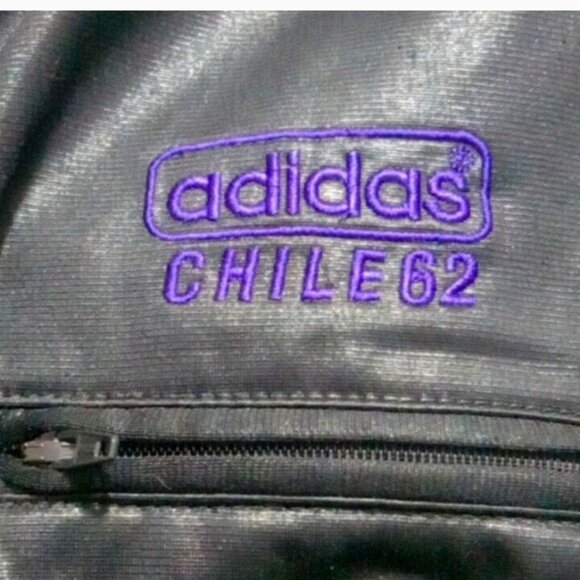 Rare ADIDAS! Chile62 late 90s/ Y2K SEQUINNED! Korn Style Jonathan Davis SUIT! - Picture 2 of 16